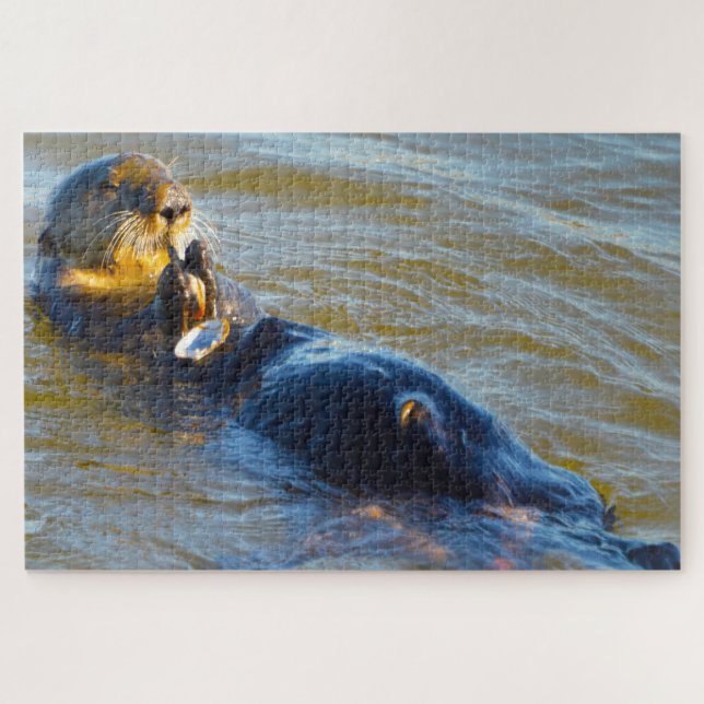Quebra-cabeça Lontra-marinha (Horizontal)