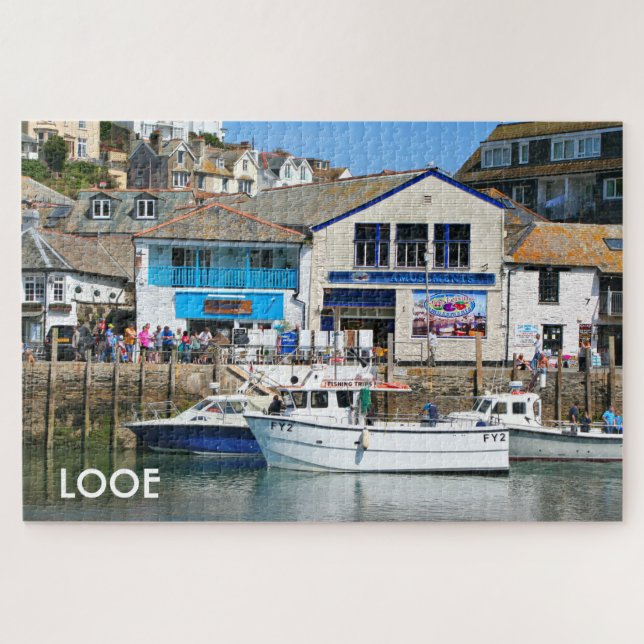 Quebra-cabeça Looe: Cornwall, Inglaterra (Horizontal)