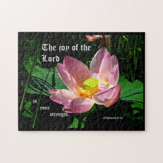 Quebra-cabeça Lotus Blossom Nehemiah 8:10