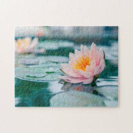 Quebra-cabeça Lotus Flower Pond