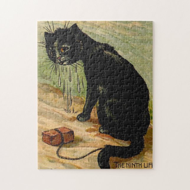 Quebra-cabeça Louis Wain Black Cat (Vertical)