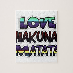 Quebra-cabeça Love Hakuna Matata Gifts