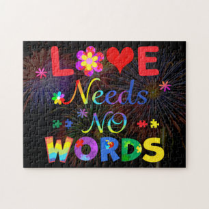 Quebra-cabeça Love Needs No Words