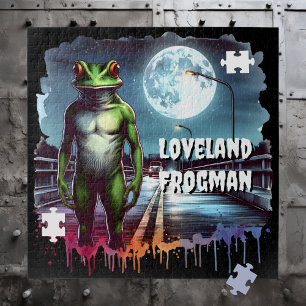 Quebra-cabeça Loveland Frogman Ohio Cryptid