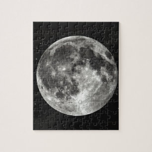 Quebra-cabeça Lua cheia no céu