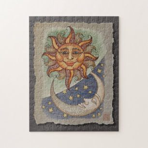 Quebra-cabeça Lua & estrelas de Sun