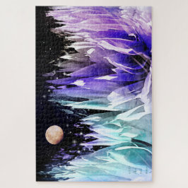 Quebra-cabeça "Lua sobre a Islândia"