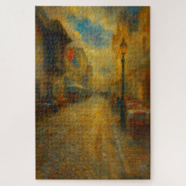 Quebra-cabeça Lucerne Switzerland Old Town Twilight Art Puzzle