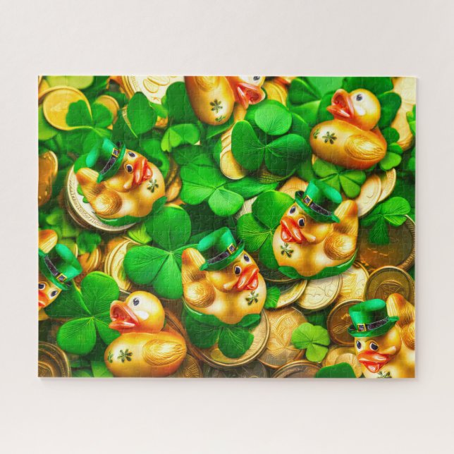 Quebra-cabeça Lucky Duckies (Horizontal)