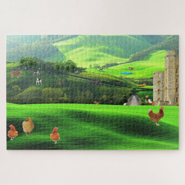 Quebra-cabeça Lugar Feliz (Horizontal)