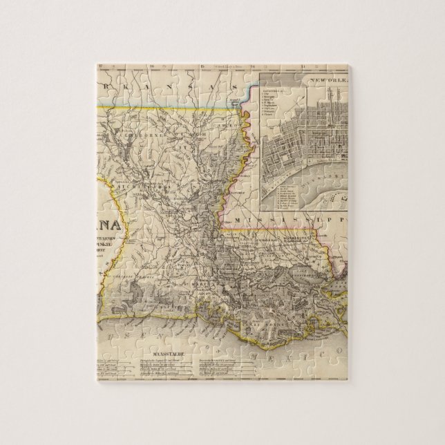 Quebra-cabeça Luisiana 4 (Vertical)