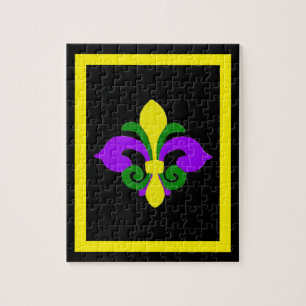 Quebra-cabeça Luisiana Fleur de lis (Mardi Gras).jpg