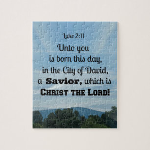 Quebra-cabeça Luke 2:11 Até você é nascer este dia, em
