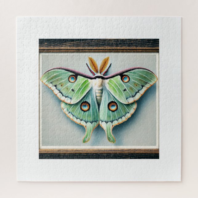 Quebra-cabeça Luna moth 050824IREF205 - Watercolor (Vertical)