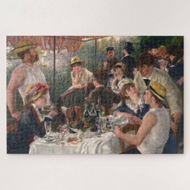 Quebra-cabeça Luncheon do Partido Barco - Auguste Renoir (Horizontal)