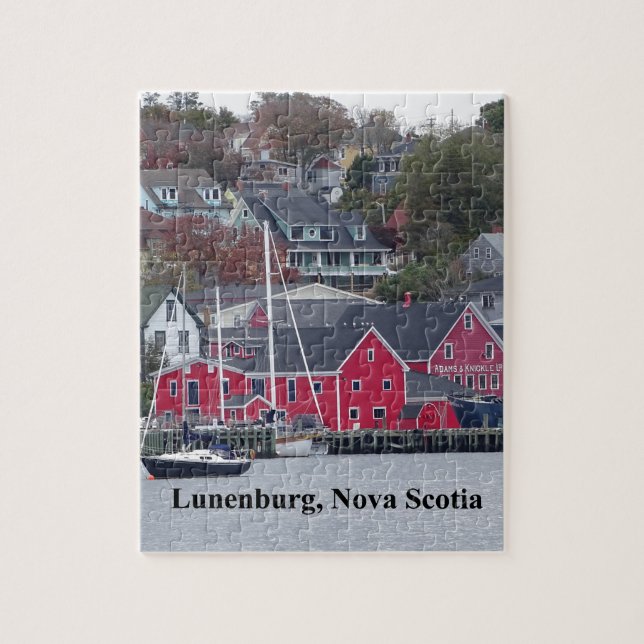 Quebra-cabeça Lunenburg Nova Escócia (Vertical)