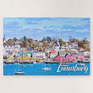 Quebra-cabeça Lunenburg, Nova Escócia, Canadá