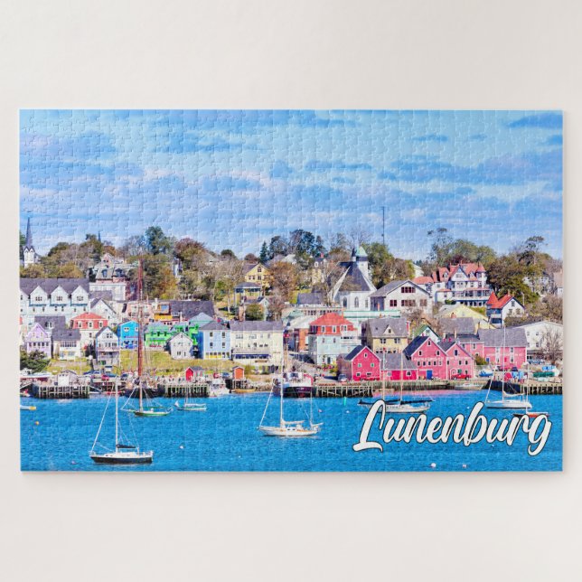 Quebra-cabeça Lunenburg, Nova Escócia, Canadá (Horizontal)
