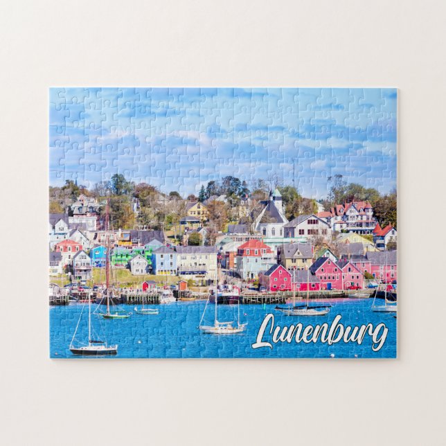 Quebra-cabeça Lunenburg, Nova Escócia, Canadá (Horizontal)