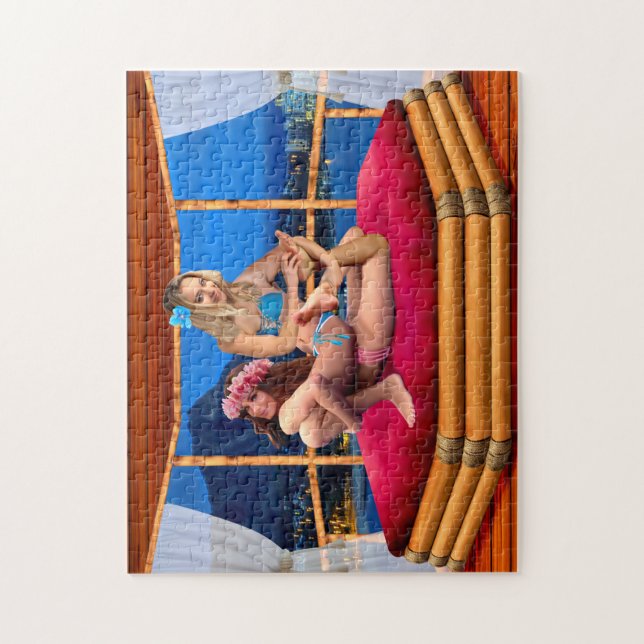 QUEBRA-CABEÇA LUTA FANTASIA HAWAIIANA (Vertical)