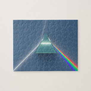 Quebra-cabeça Luz Refracting e refletindo de prisma ótico