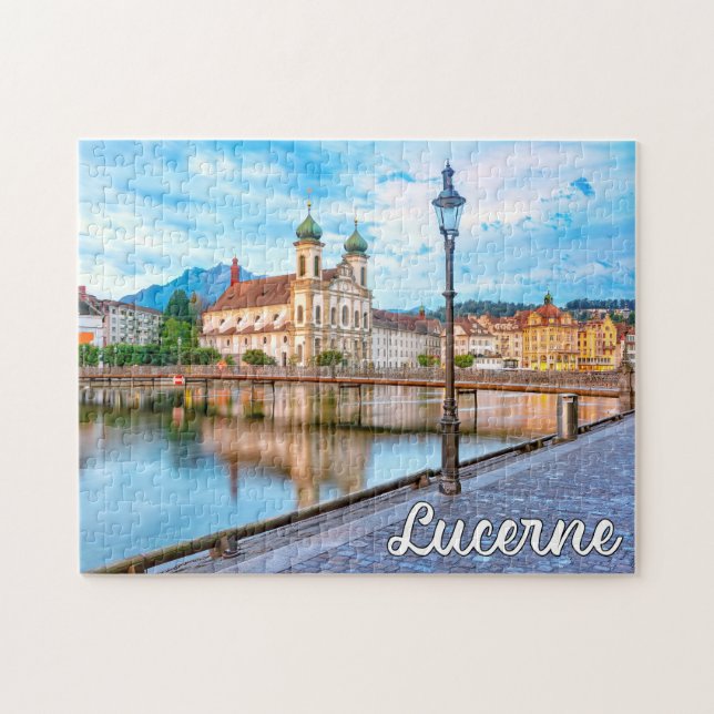 Quebra-cabeça Luzerna, Suiça (Horizontal)