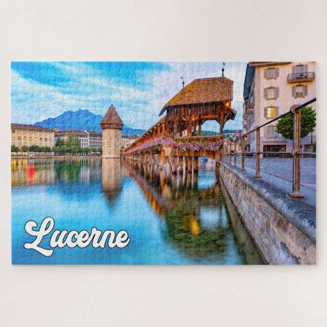 Quebra-cabeça Luzerna, Suiça (Horizontal)