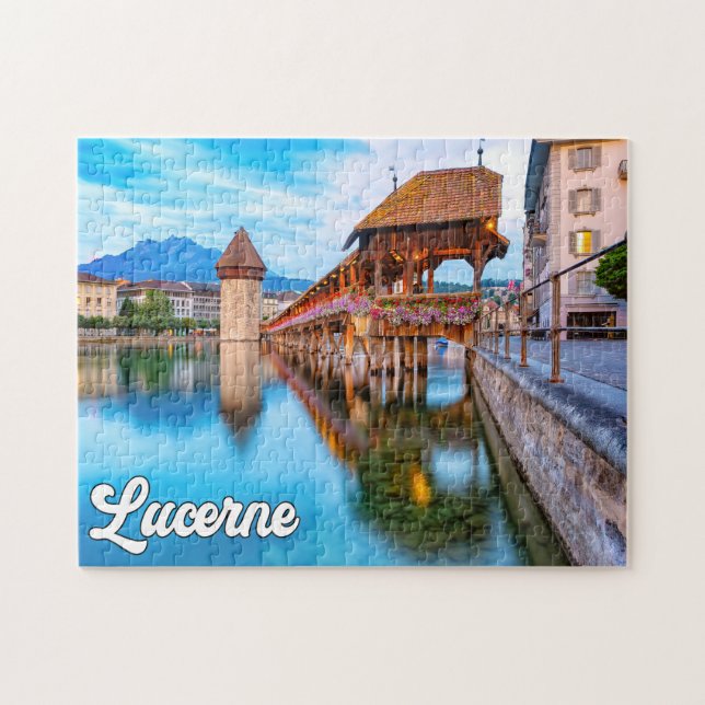 Quebra-cabeça Luzerna, Suiça (Horizontal)
