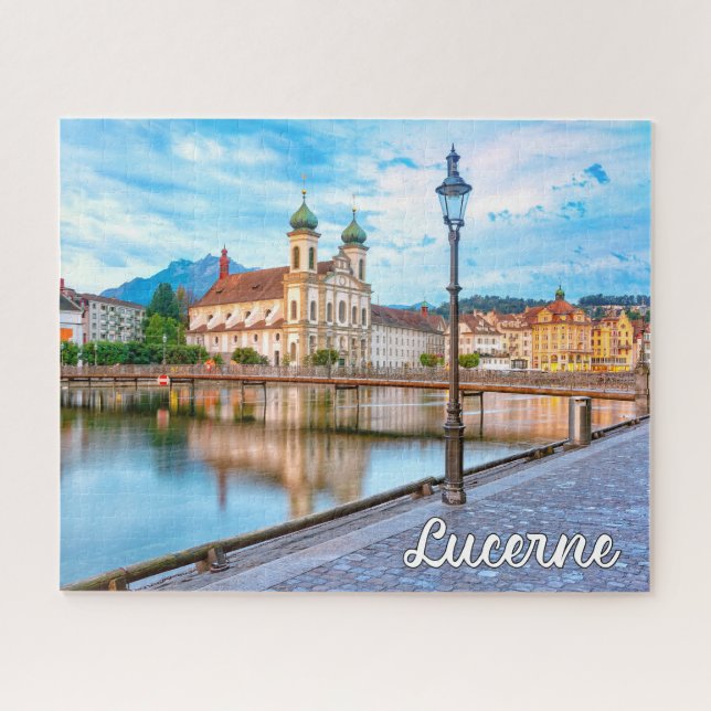 Quebra-cabeça Luzerna, Suiça (Horizontal)