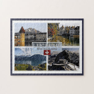 Quebra-cabeça Luzerna - Suiça - Mosaico -