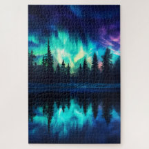 Luzes Do norte, Nature Aurora Borealis 1000 Pc