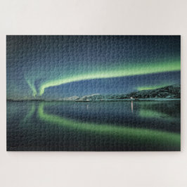 Quebra-cabeça Luzes do Norte Noruega
