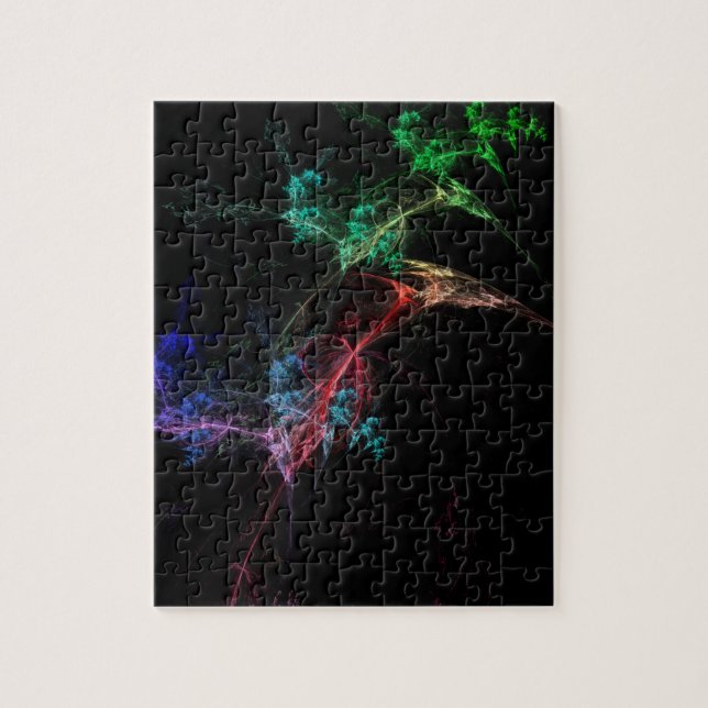 Quebra-cabeça Luzes Mágicas de Arte Abstrata (Vertical)