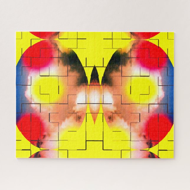 Quebra-cabeça Luzes na arte do céu (Horizontal)