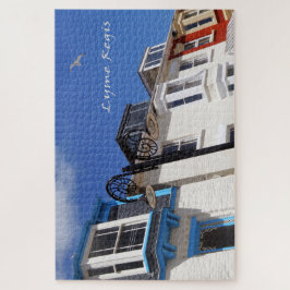 Quebra-cabeça Lyme Regis, Edifícios Seafront. 
