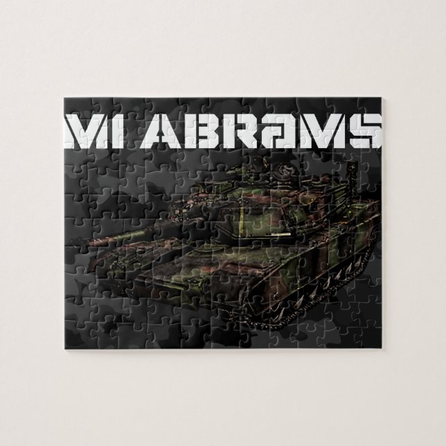 Quebra-cabeça M1 Abrams (Horizontal)
