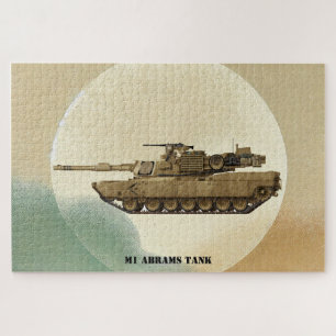 Quebra-cabeça M1 Abrams: Ícone de Carro de Combate dos EUA