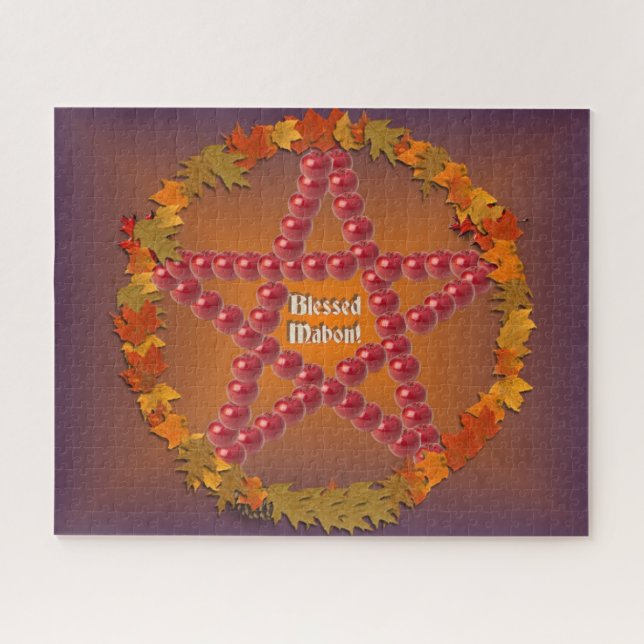 Quebra-cabeça Mabon Pentacle (Horizontal)