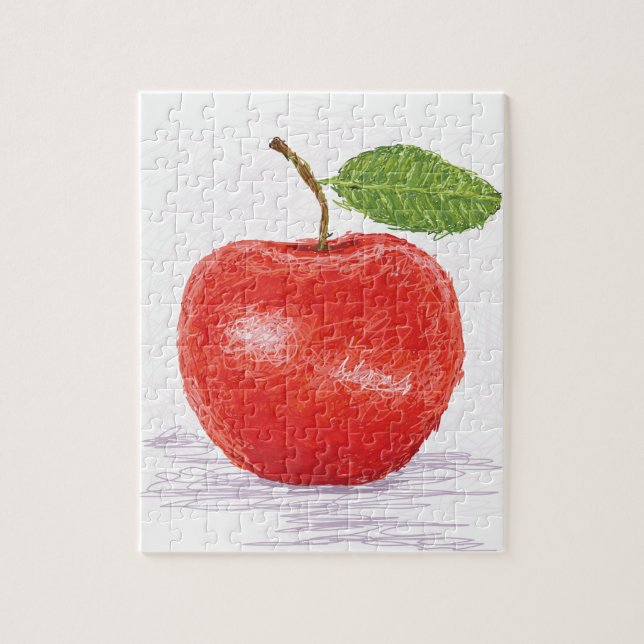 Quebra-cabeça maçã (Vertical)