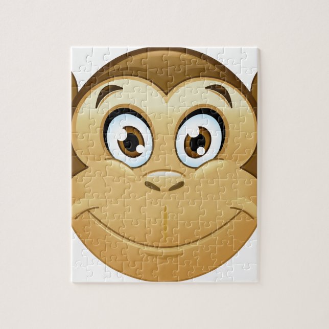 Quebra-cabeça macaco emoji (Vertical)
