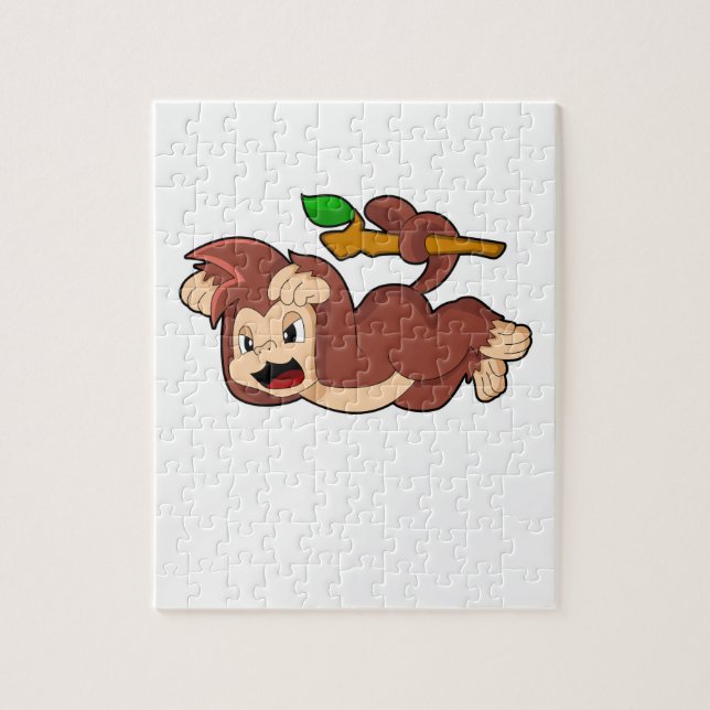 Quebra-cabeça Macaco itinerante (Vertical)