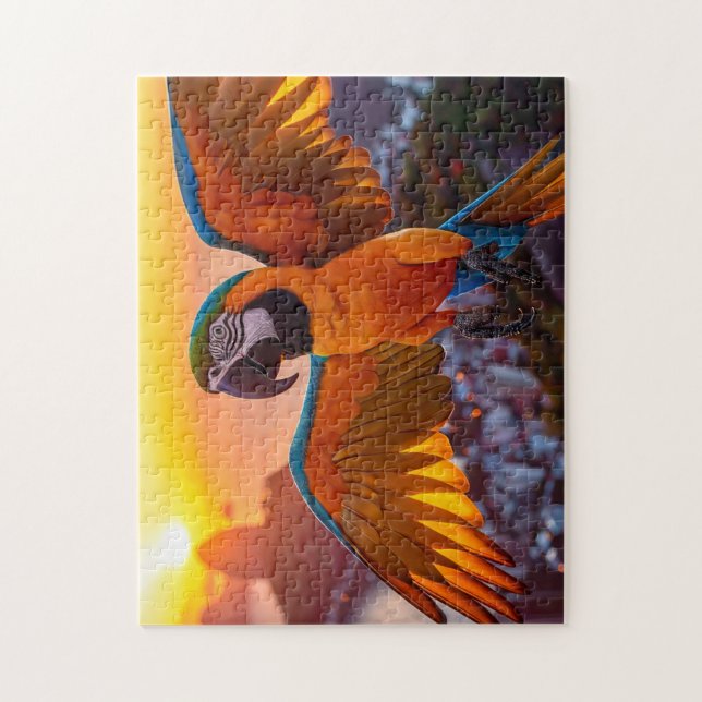 Quebra-cabeça Macaw (Vertical)