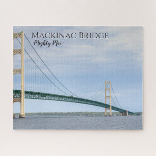 Quebra-cabeça Mackinac Bridge MI, o poderoso Mac