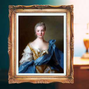 Quebra-cabeça Madame de la Porte 1754, por Jean-Marc Nattier