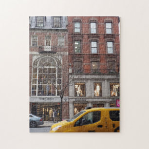 Quebra-cabeça Madison Avenue Comprando Taxi Cab Nova Iorque NYC