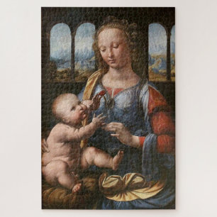 Quebra-cabeça Madona do Cravo - Leonardo da Vinci