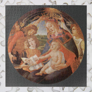 Quebra-cabeça Madona do Magnificat de Sandro Botticelli