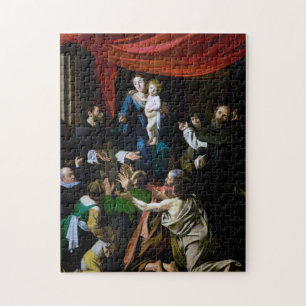 Quebra-cabeça Madona do Rosário, Caravaggio