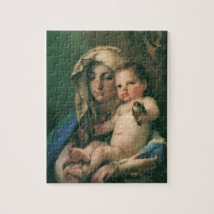 Quebra-cabeça Madona do Tentilhão por Tiepolo, Arte Antiga