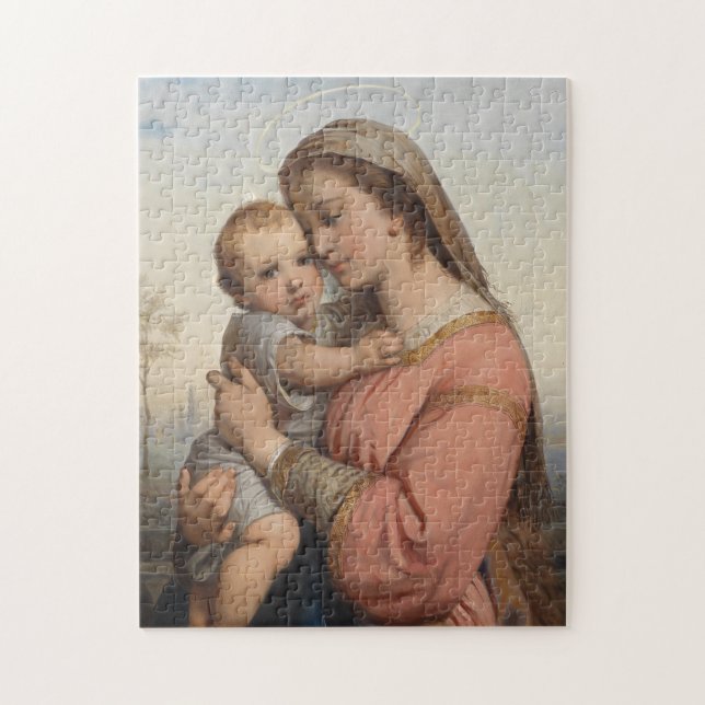 Quebra-cabeça Madona e Menino (Vertical)